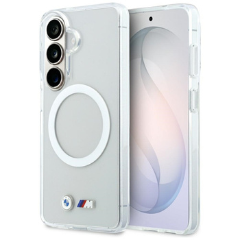 Etui BMW IML Shockproof Metal Logo       MagSafe do Samsung Galaxy S26 przezroczysty