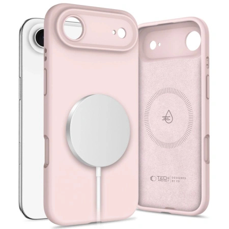 TECH-PROTECT ETUI SILICONE MAGSAFE DO IPHONE 17 AIR OCHRONA SILIKONOWA