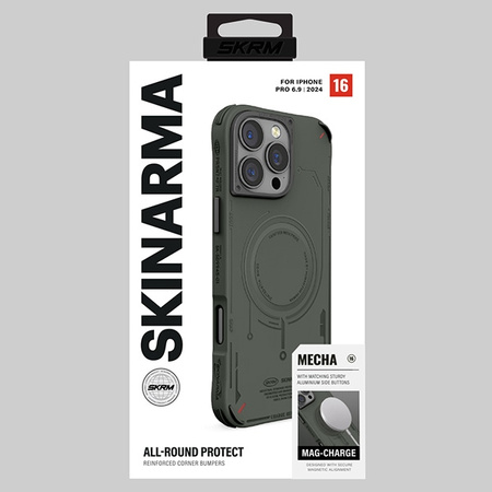 Skinarma etui Mecha iPhone 16 Pro Max    6.9 Magnetic Charging oliwkowy/olive