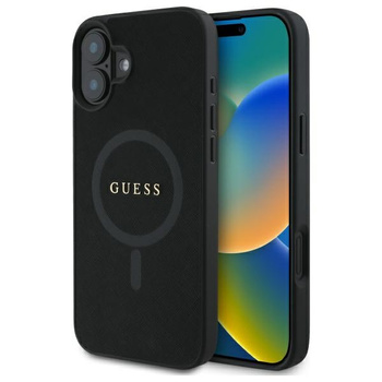 GUESS ETUI HARDCASE DO IPHONE 16 6.1 DO MAGSAFE SAFFIANO CLASSIC LOGO