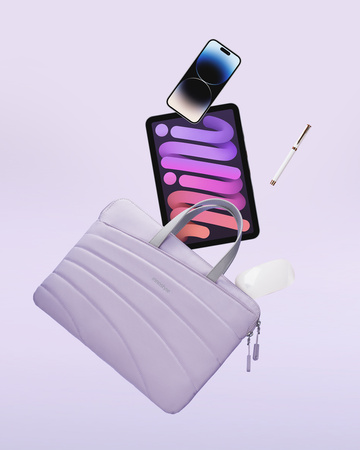 INNOSTYLE DAMSKA TORBA NA LAPTOPA 14 WODOODPORNA CARRYLITE SLIM FIOLETOWA