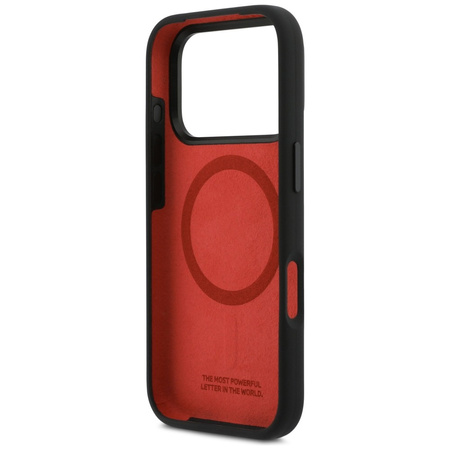 Etui BMW M Silicon Horizontal Line       MagSafe do iPhone 17 Pro czarny