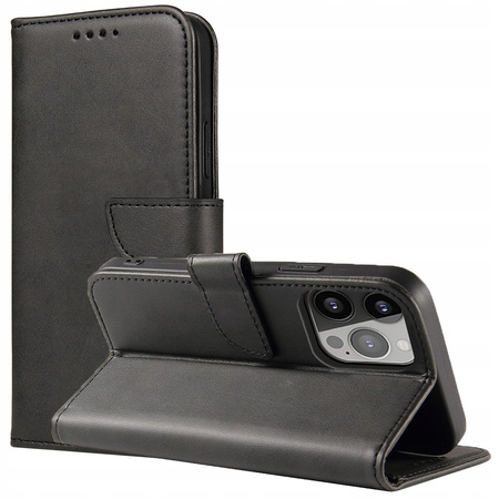 Magnet Case etui TCL 30 SE pokrowiec z klapką portfel podstawka czarne