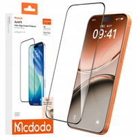 MCDODO SZKŁO HARTOWANE AUTOFIT MOCNA SZYBKA DO ETUI DO APPLE IPHONE 17 AIR