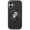 Etui Karl Lagerfeld Silicone             Karl&Choupette Ring MagSafe do iPhone 17 czarny