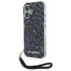 KARL LAGERFELD KLHCP16SHZBPKCCU CASE DO IPHONE 16 6.1 ZEBRA Z CORD Z WZOREM