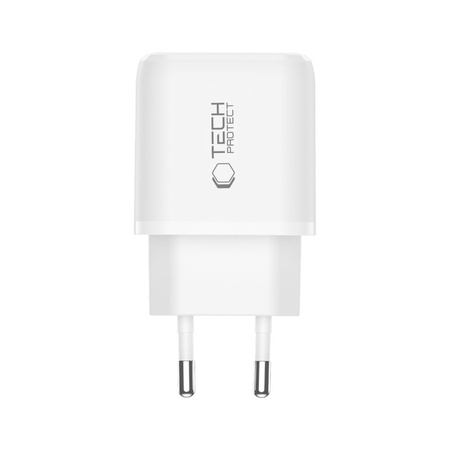 TECH-PROTECT NCA45W-GAN 2-PORT NETWORK CHARGER PD 45W / QC3.0 WHITE