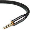 Wozinsky kabel AUX kątowy (męski-męski) kabel mini jack 3 m czarny