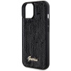 Etui Guess Sequin Script Metal na iPhone 14 / 15 / 13 - czarne