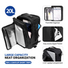 TECH-PROTECT DEFENDER S50 RYANAIR & WIZZAIR TRAVEL LAPTOP CABIN BACKPACK 20L 40x20x25 BLACK