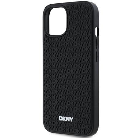 DKNY ETUI HARDCASE 3D RUBBER REPEAT PATTERN DO IPHONE 15 PLUS 6.7