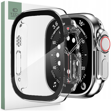 TECH-PROTECT CASE OCHRONNE ETUI DO APPLE WATCH 49 MM ULTRA DEFENSE360 CLEAR