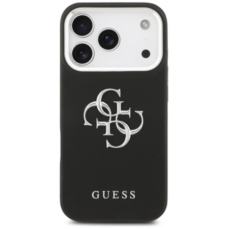 GUESS ETUI DO IPHONE 17 PRO GRANULOWANE LOGO 4G MAGNETYCZNE Z LOGO