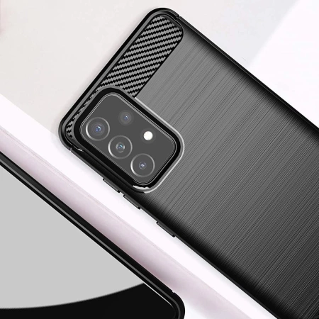 HURTEL CARBON CASE ETUI POKROWIEC DO SAMSUNG GALAXY A72 4G ELASTYCZNE