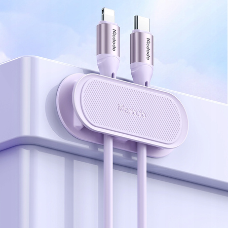 MCDODO ORGANIZER NA KABLE DO KABLI POD NA BIURKO UCHWYT KLEJ SAMOPRZYLEPNY