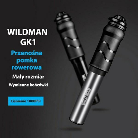 WILDMAN POMPKA RĘCZNA POMPKI ROWEROWE DO ROWERÓW KOMPATYBILNA UNIWERSALNA
