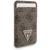 Zestaw portfel + hand strap Guess        triangle MagSafe brązowy