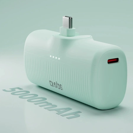 SBS POWERBANK ECOPOWER DO IPHONE IPAD SAMSUNG TELEFON 5000MAH 10W USB-C