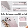 Zestaw PanzerGlass Bundle 3in1 etui przezroczyste + folia + osłona aparatu do iPhone 15 Plus