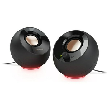 CREATIVE GŁOŚNIKI PEbBLE SE 2.0 Z PODŚWIETLENIEM RGB DO KOMPUTERA PC USB-C