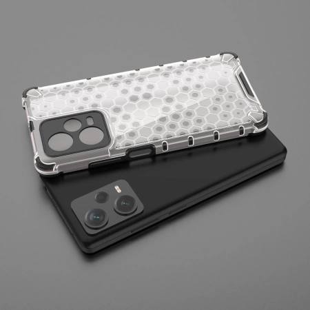 HURTEL HONEYCOMB PANCERNE ETUI DO XIAOMI REDMI NOTE 12 PRO+ HYBRYDOWY