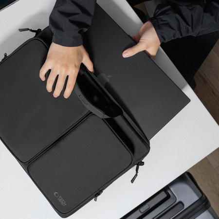 TECH-PROTECT TORBA DEFENDER DO LAPTOPA 17 CALI Z KOMFORTOWYM PASEM NA RAMIĘ