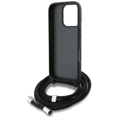 KARL LAGERFELD ETUI CROSSBODY GRAINED PATTERN & LOGO DO IPHONE 16 PRO MAX