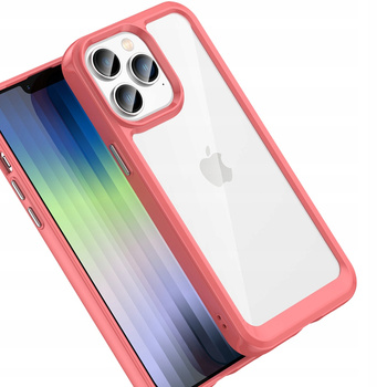 HURTEL POKROWIEC SZTYWNY DO IPHONE 14 PRO MAX OUTER SPACE Z ŻELOWĄ RAMKĄ