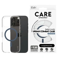 Etui CARE by PanzerGlass Flagship Case z MagSafe na iPhone 16 Pro - niebieskie