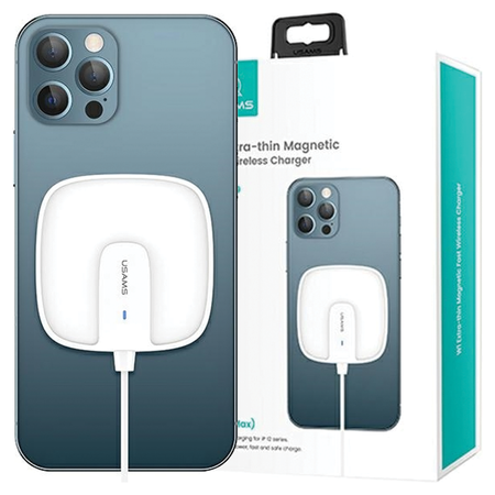 USAMS ŁADOWARKA INDUKCYJNA DO IPHONE 12 13 14 15 15W MAGNETYCZNA WYSOKA MOC