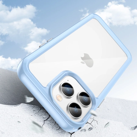 HURTEL OUTER SPACE CASE ETUI DO IPHONE 14 PRO MAX Z ŻELOWĄ RAMKĄ Z OCHRONĄ