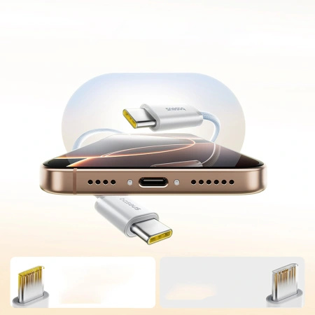 Kabel Baseus Dynamic 4 Pro 100W USB-C - USB-C 1m - niebieski
