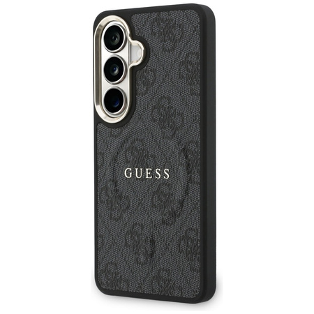 Etui Guess 4G Embossed Ring MagSafe do Samsung Galaxy S26 czarny