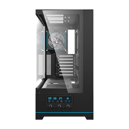 DARKFLASH OBUDAWA KOMPUTEROWA DY451 PRO DO PC Z WENTYLATOREM I EFEKTYWNYM