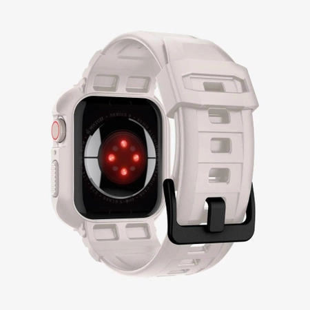 Etui Spigen Rugged Armor Pro na Apple Watch 4 / 5 / 6 / 7 / 8 / 9 / SE (44 / 45 mm) - beżowe