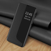 Eco Leather View Case elegancki futerał etui z klapką i funkcją podstawki Huawei P40 Lite E czarny