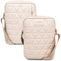 Guess Torba GUTB10QLPK 10" różowa/pink Quilted Tablet Bag