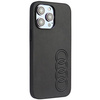 Etui Audi Synthetic Leather na iPhone 14 Pro Max 6.7" - czarne AU-TPUPCIP14PM-TT/D1-BK