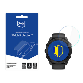 3MK SZKŁO HYBRYDOWE DO GARMIN TACTIX 8 51MM AMOLED SOLAR OCHRONA EKRANU