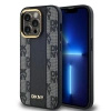 DKNY ETUI HARDCASE DO IPHONE 14 PRO MAX 6.7 LEATHER CHECKERED MONO