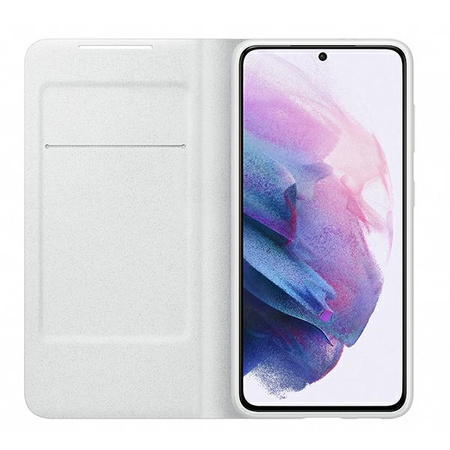 Etui Samsung EF-NG996PJ S21+ G996jasno szary/light gray LED View Cover