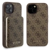 Zestaw Guess GUBPM5P15S4GEMGW iPhone15 6.1 hardcase + Powerbank 5000mAh MagSafe brązowy/brown 4G Metal Logo