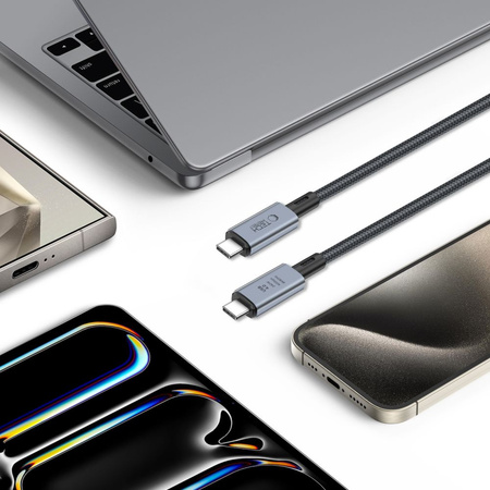 TECH-PROTECT KABEL USB 4.0 DO USB-C 8K 40GBPS PD240W DO SZYBKIEGO ŁADOWANIA