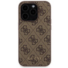 Zestaw Guess GUBPM5P15X4GEMGW iPhone15 Pro Max 6.7 hardcase + Powerbank 5000mAh MagSafe brązowy/brown 4G Metal Logo