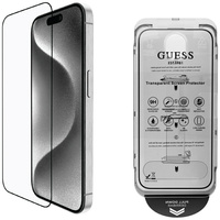 GUESS ZESTAW SZKŁA OCHRONNEGO 2W1 NA EKRAN I OBIEKTYW DO IPHONE 16 PRO MAX