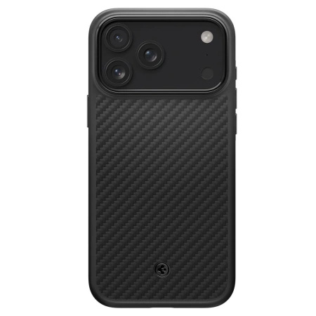 Etui Spigen Enzo Aramid "T" MagSafe na iPhone 17 Pro - czarne