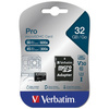 Verbatim Karta microSD 32GB + adapterPro U3 czarny/black 47041