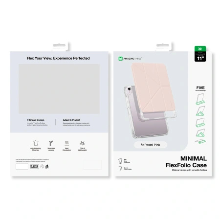 Etui AMAZINGTHING Minimal Case na iPad Air M3 11" - różowe