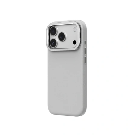 AMAZINGTHING ETUI GLAMOUR DO IPHONE 17 PRO MAX Z PODSTAWKĄ SZARE