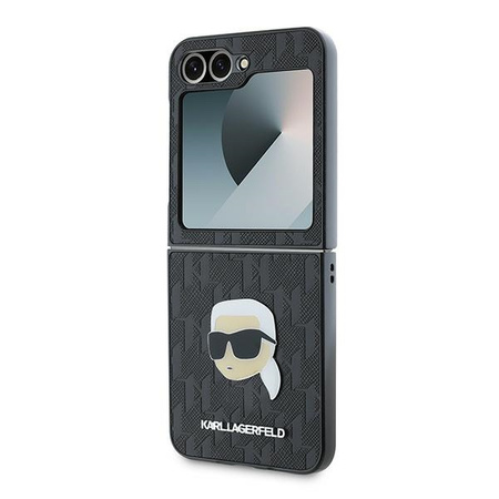 KARL LAGERFELD POKROWIEC HARDCASE DO SAMSUNG Z FLIP6 F741 SAFFIANO MONOGRAM